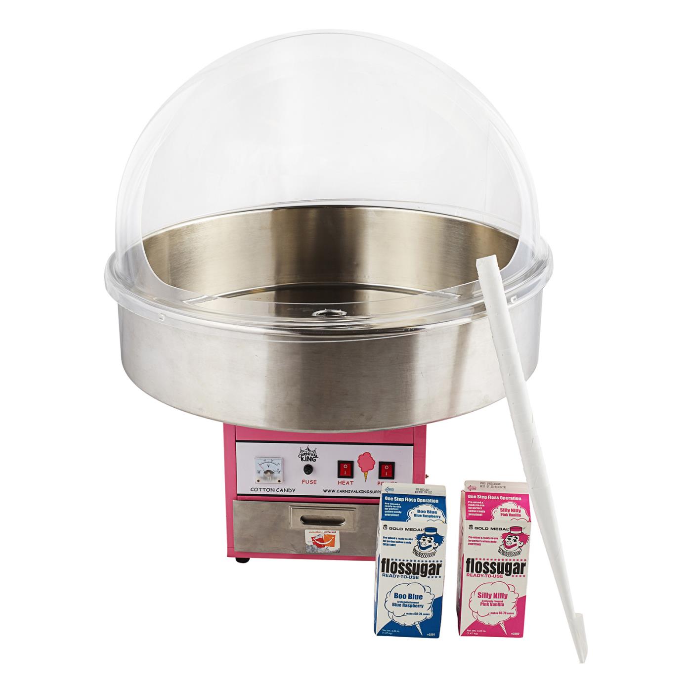 Cotton Candy Machine and Supplies Set