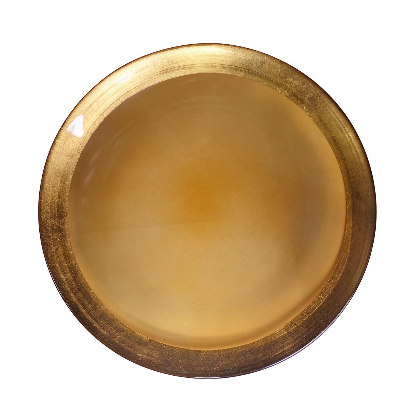 Gold Luster Glass Charger - 11"