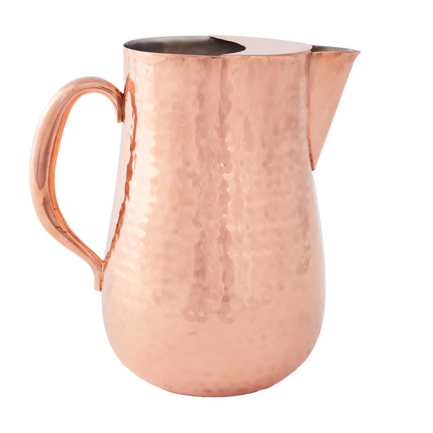 Copper Hammered Pitcher 48oz