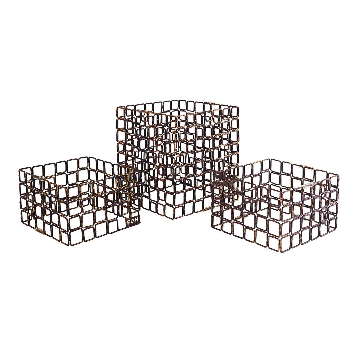 Risers (Set of 3) - Copper Link Square