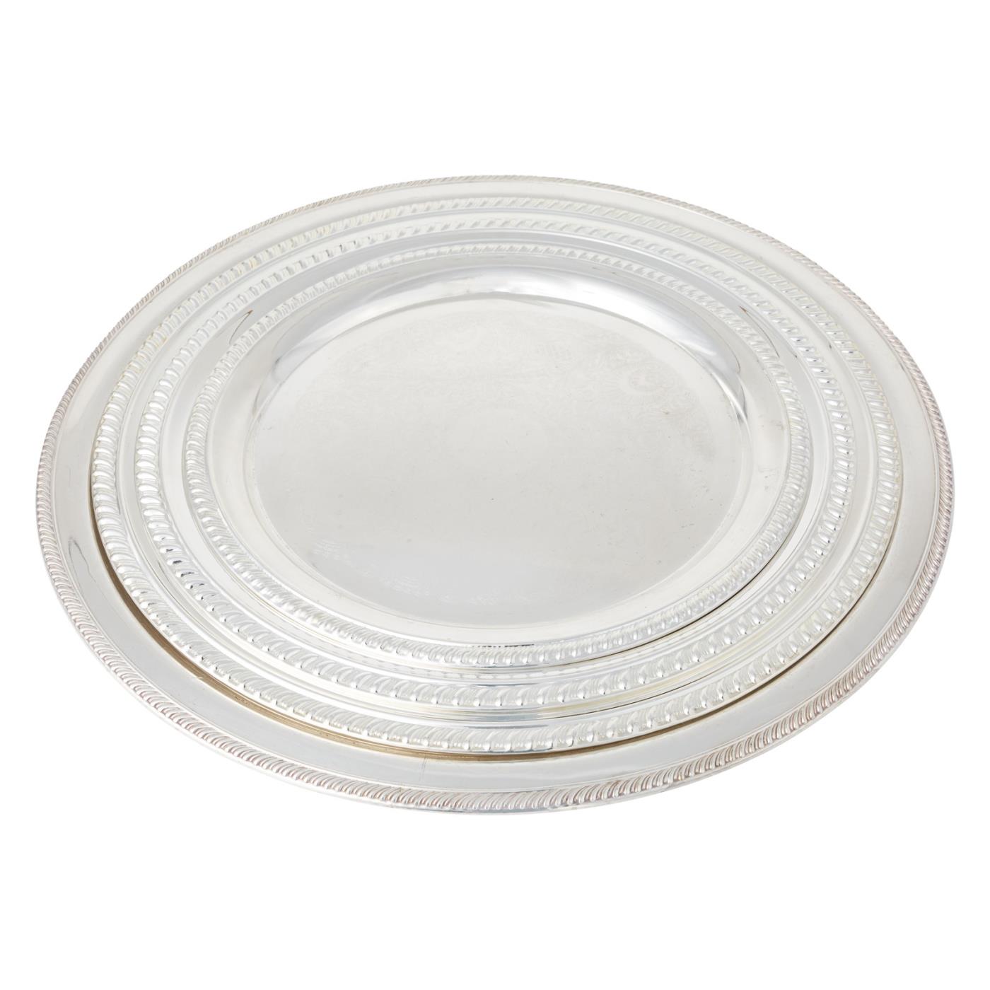 Silver Round Tray