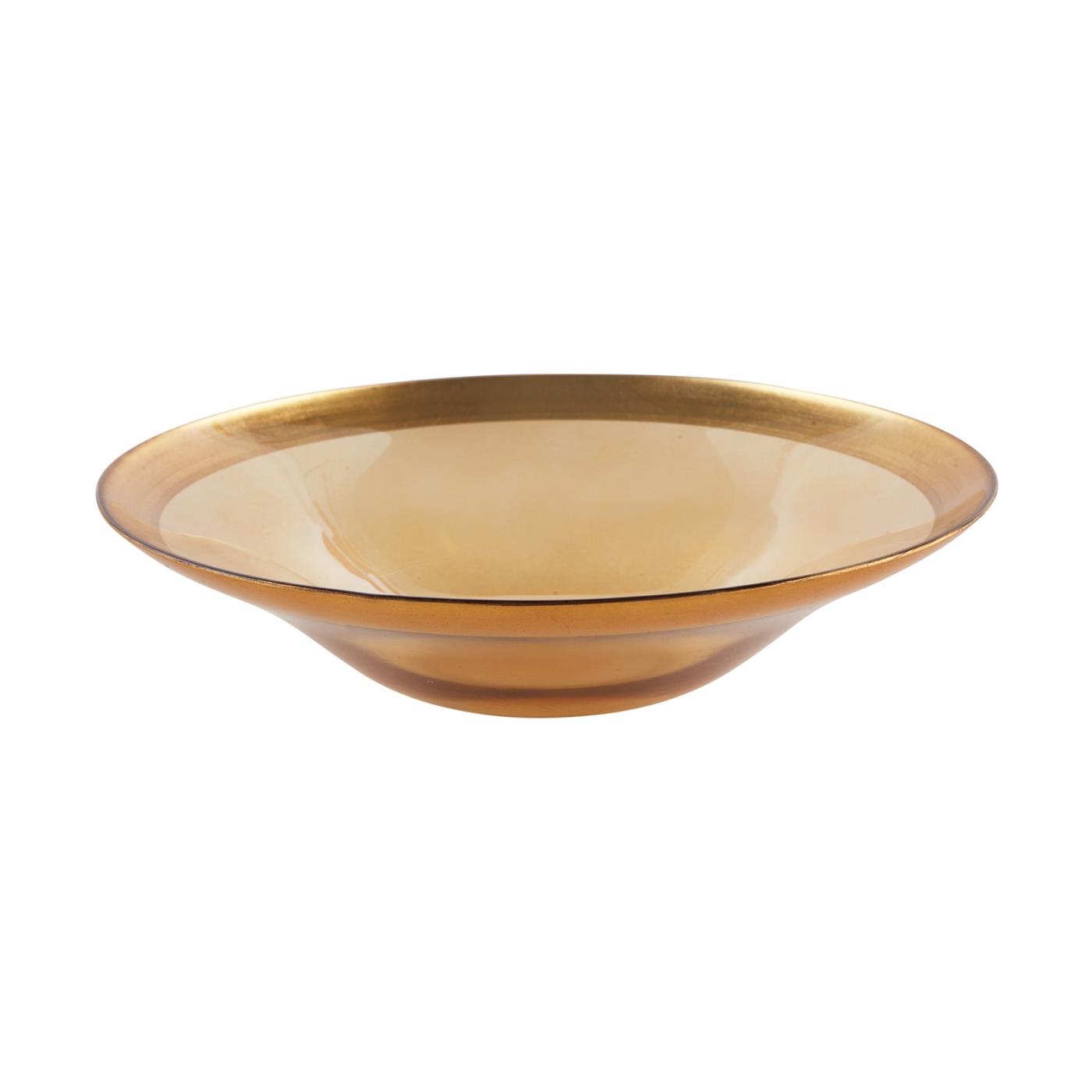 Gold Luster Bowl - 12.5"