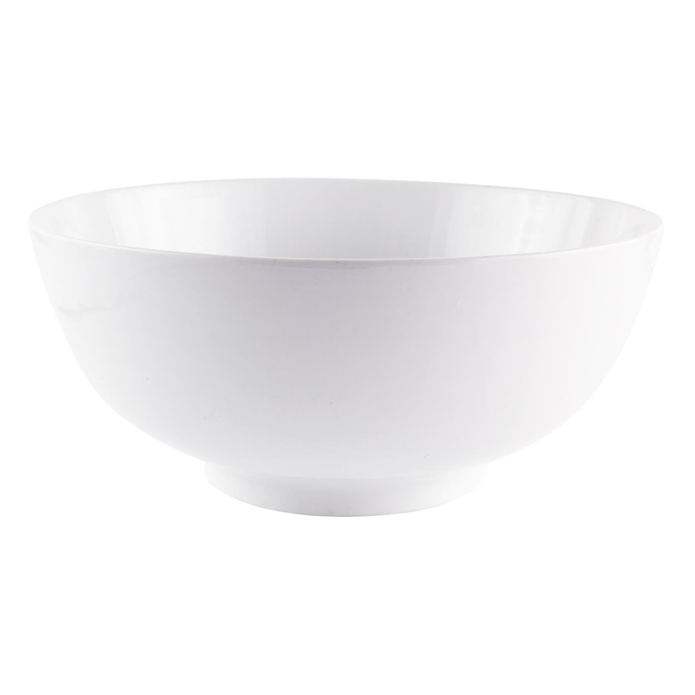 White Ceramic Round Bowl - 16"