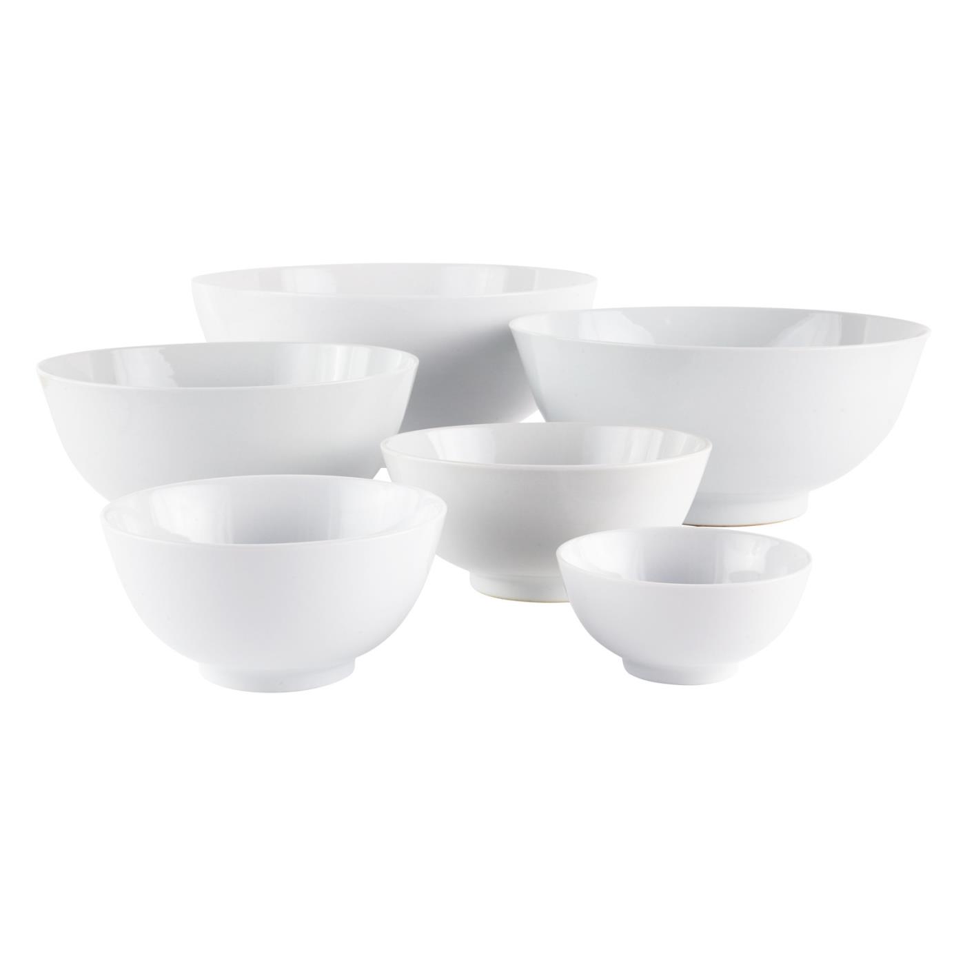White Ceramic Round Bowl