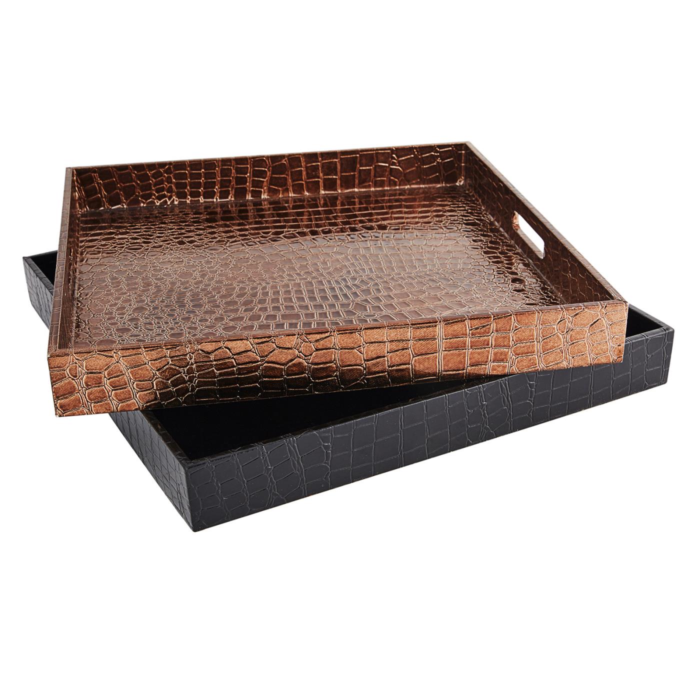 Gator Lacquer Square Tray 15" Rentals NYC SDPR