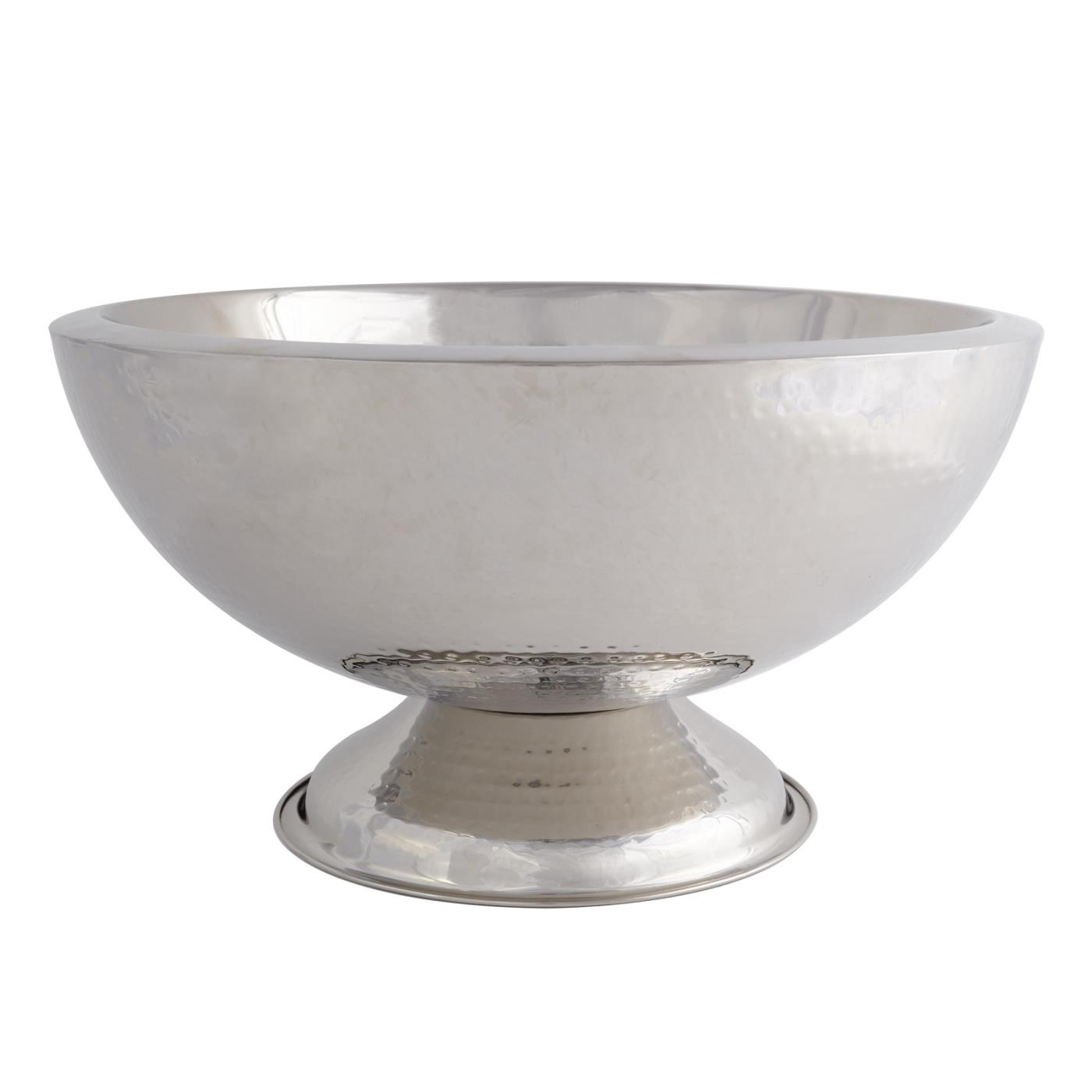 Hammered Punch Bowl