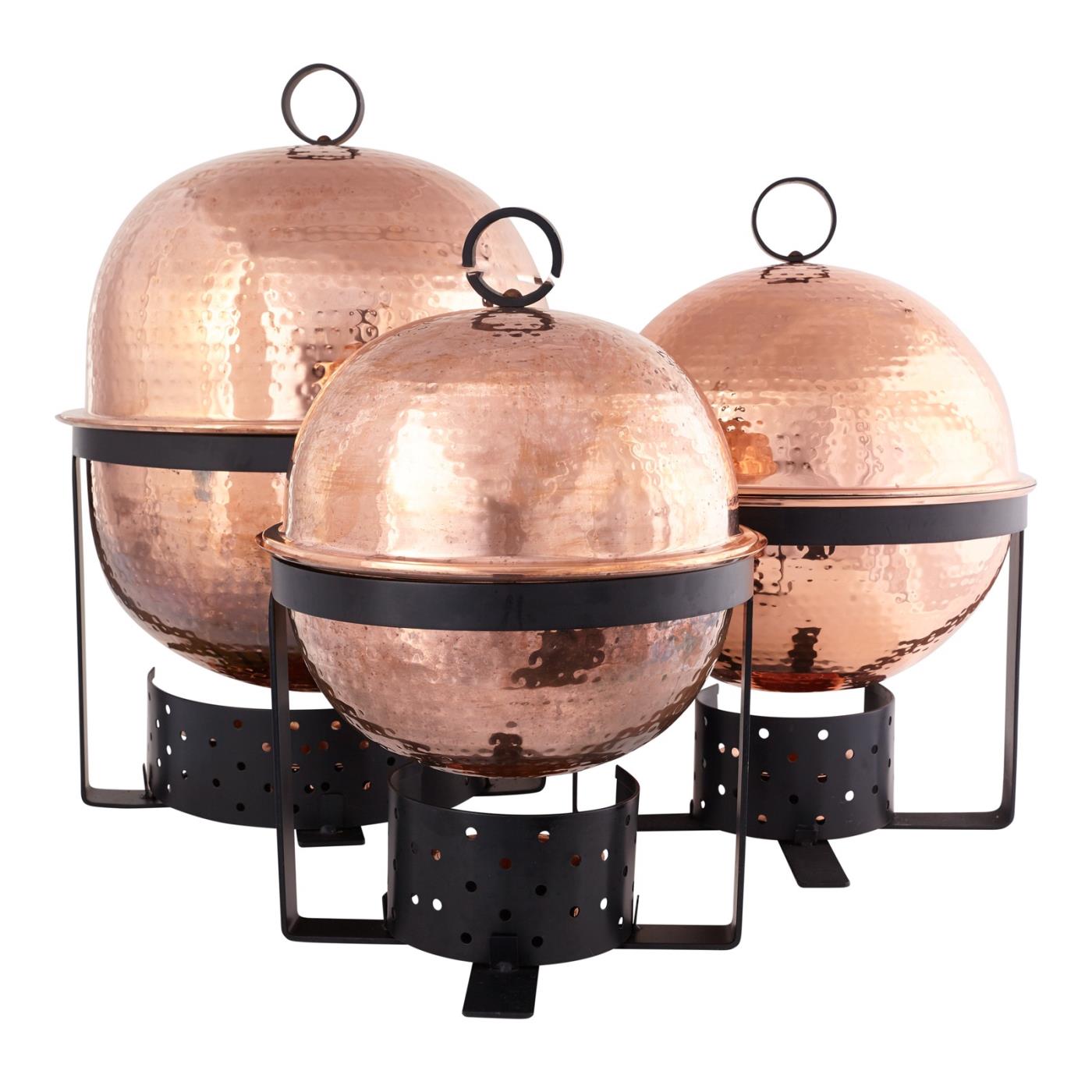 Copper Lofti Round Chafers