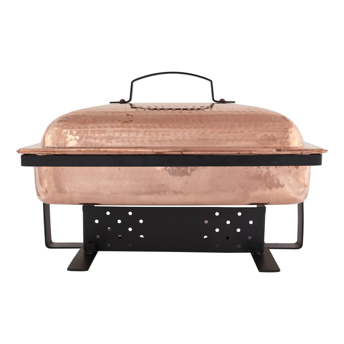 Copper Lofti Rectangle Chafer