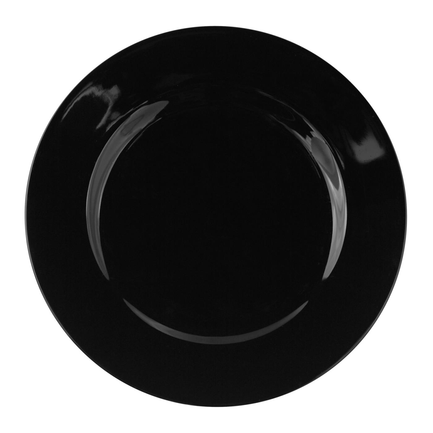 Black Rim Salad Plate 7.75