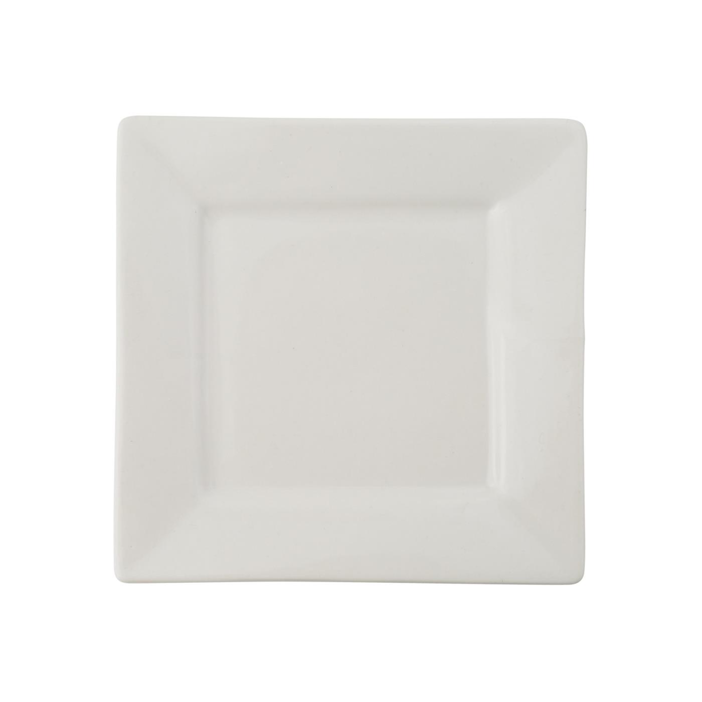 White Square B&B Plate 6.5