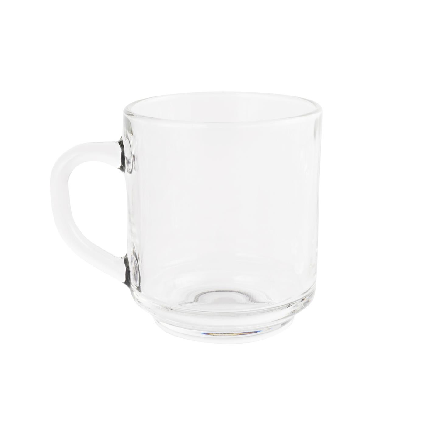 Clear Glass Mug 8oz.