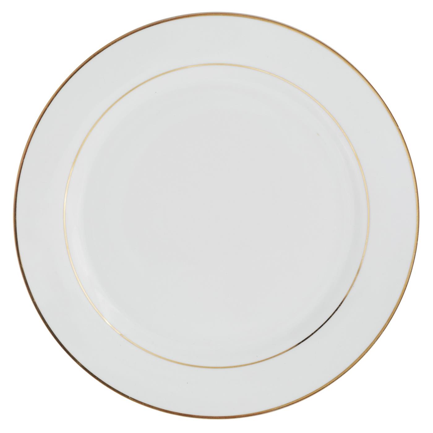 Estate Gold Dinner Plate 10.5