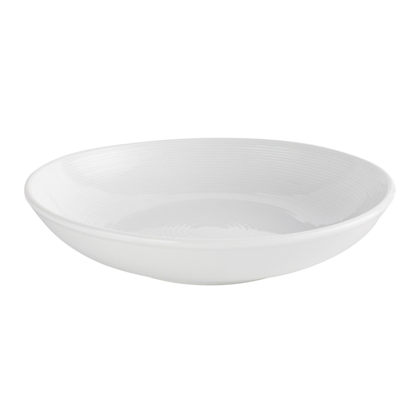 White Coupe Pasta Bowl 9.5