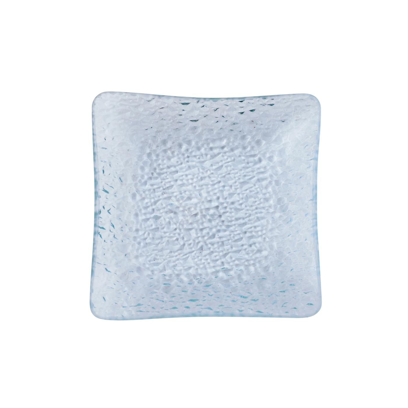 Bubble Square Glass Plate 5