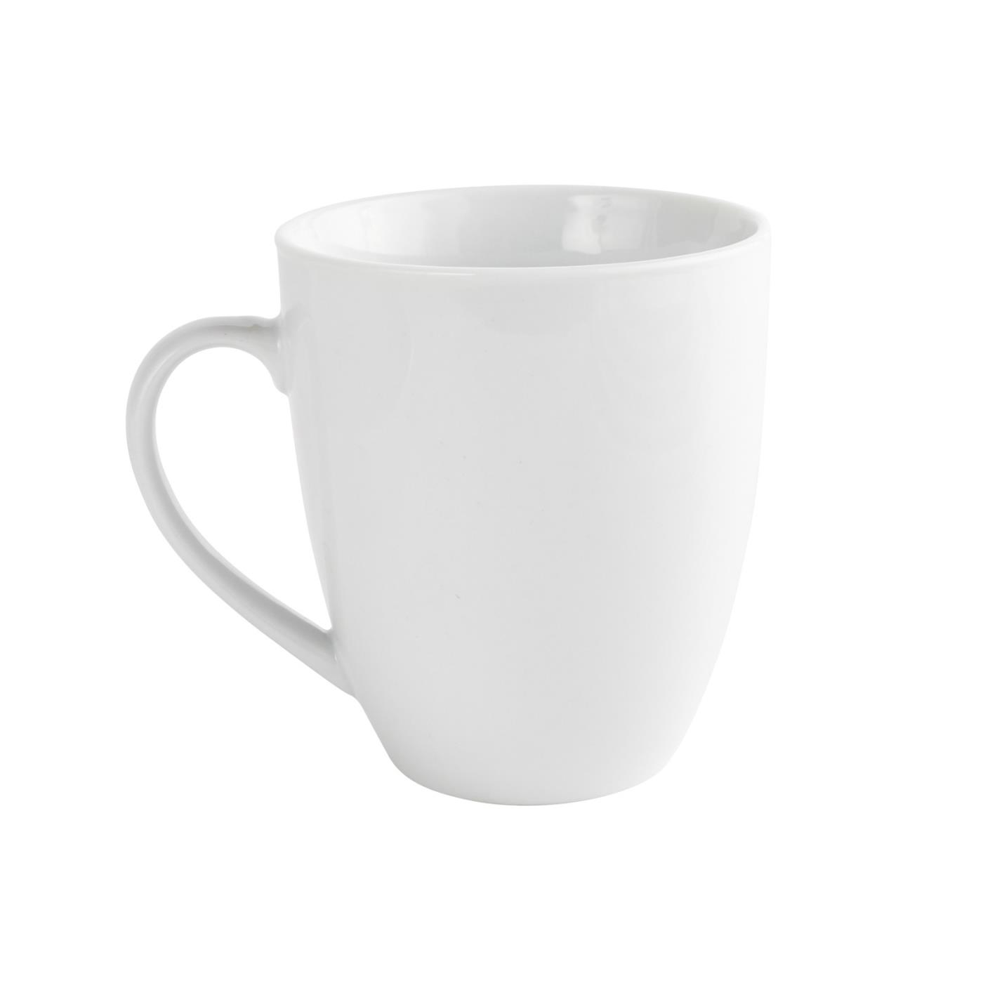 White Coupe Mug 12oz.