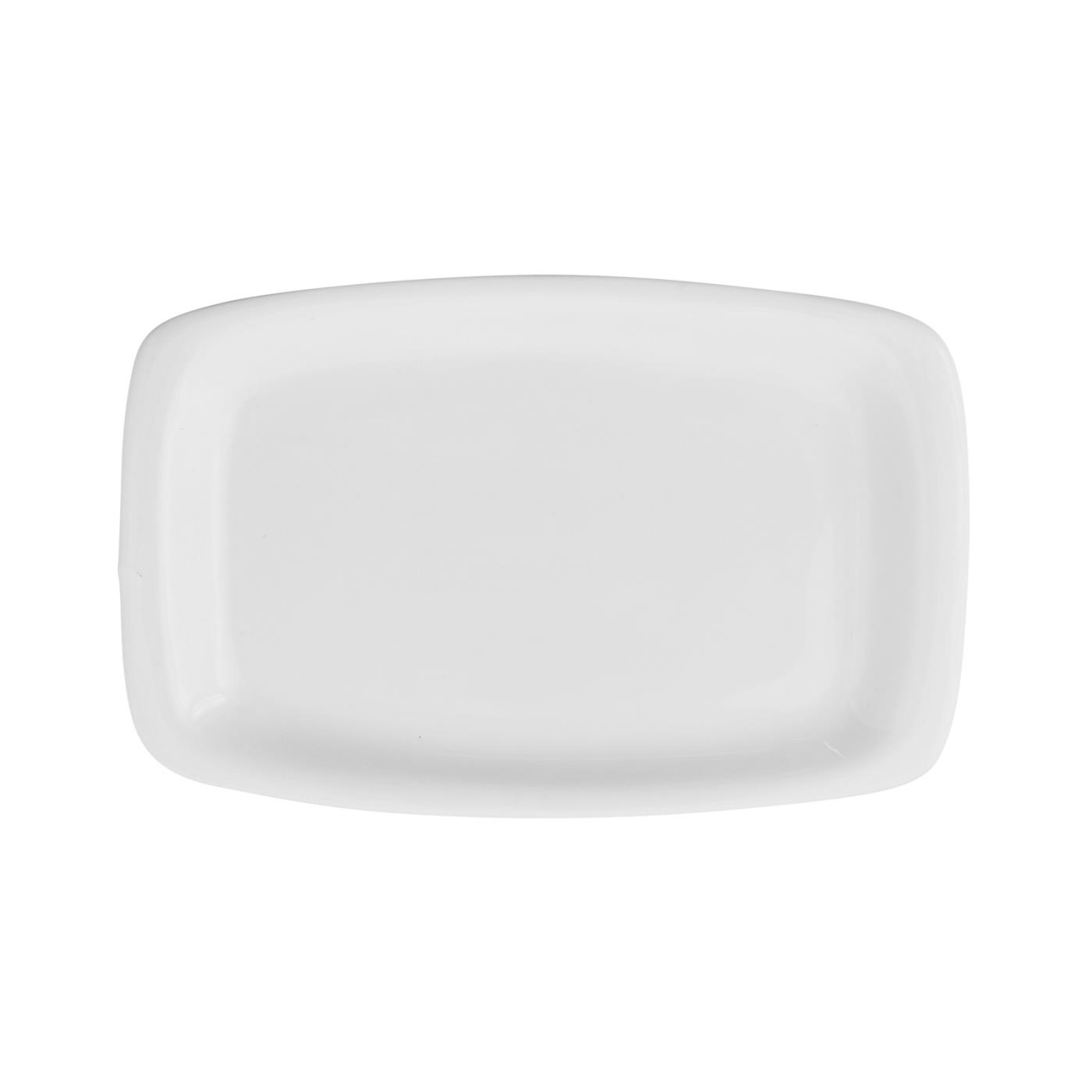 White Rectangle Plate