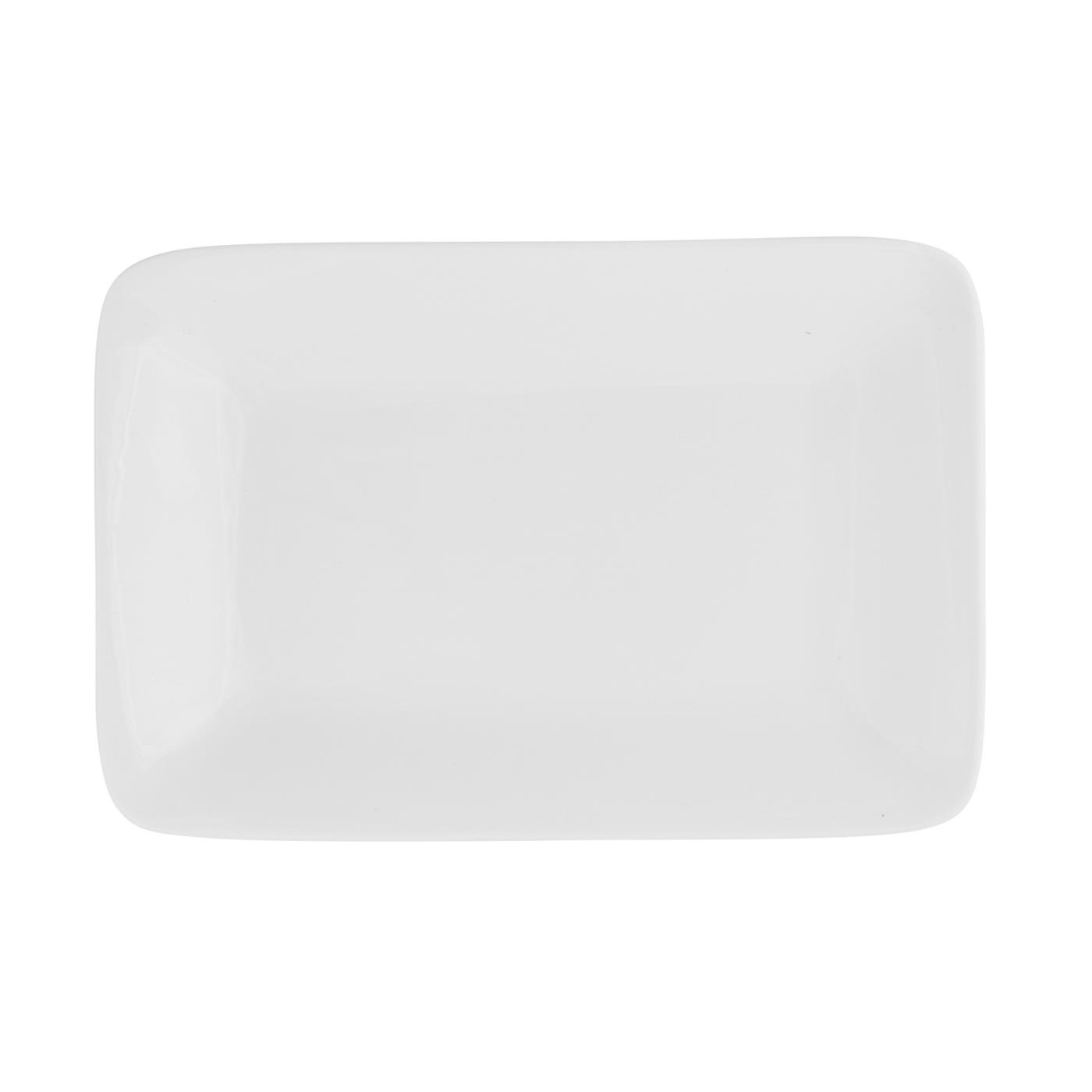 White Rectangle Plate