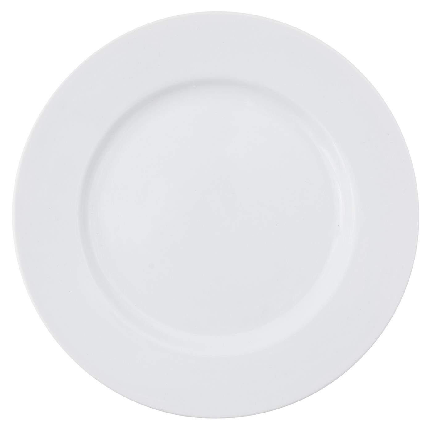 White Rim Chop Plate