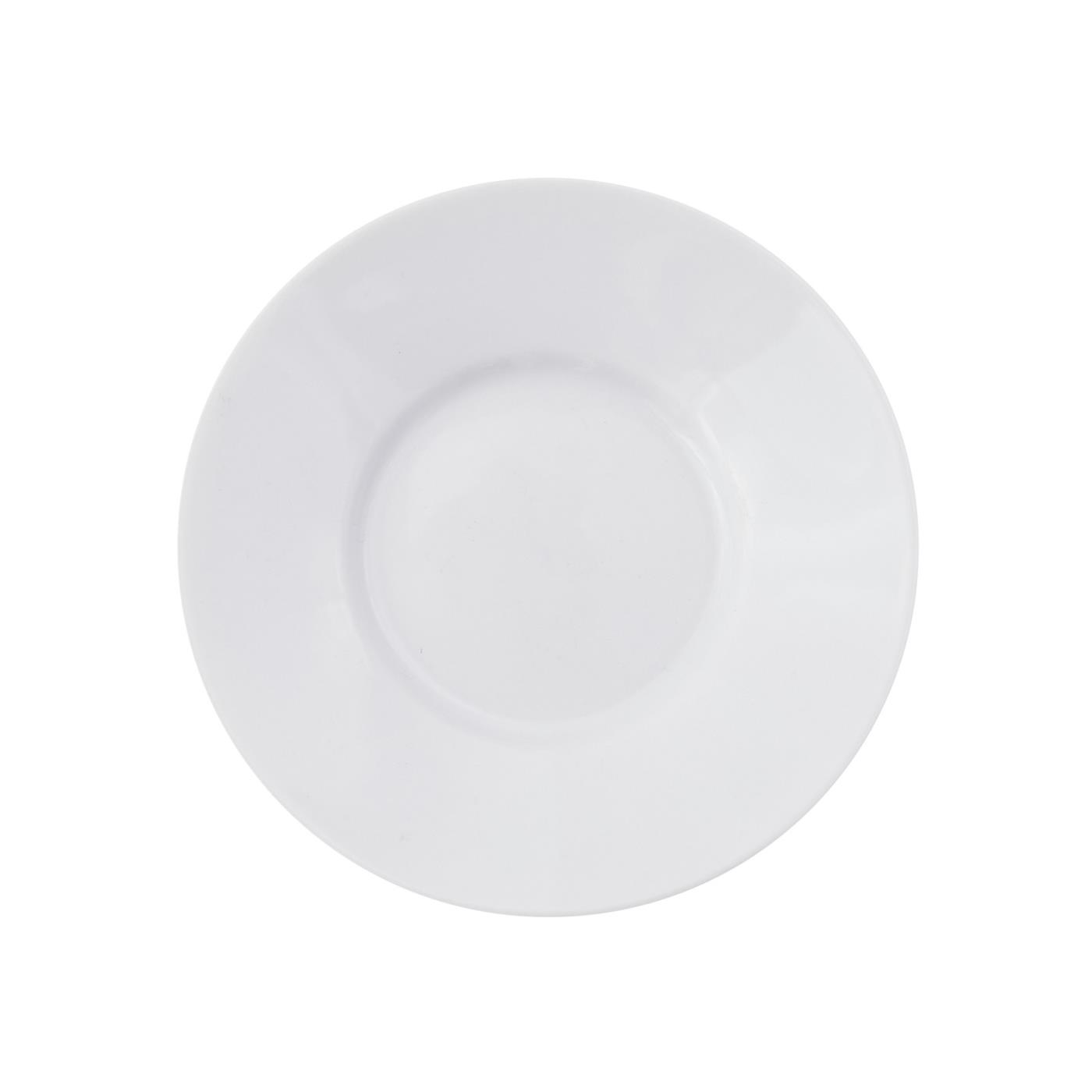 White Rim Collection -  White Rim Demi Saucer 4.5"