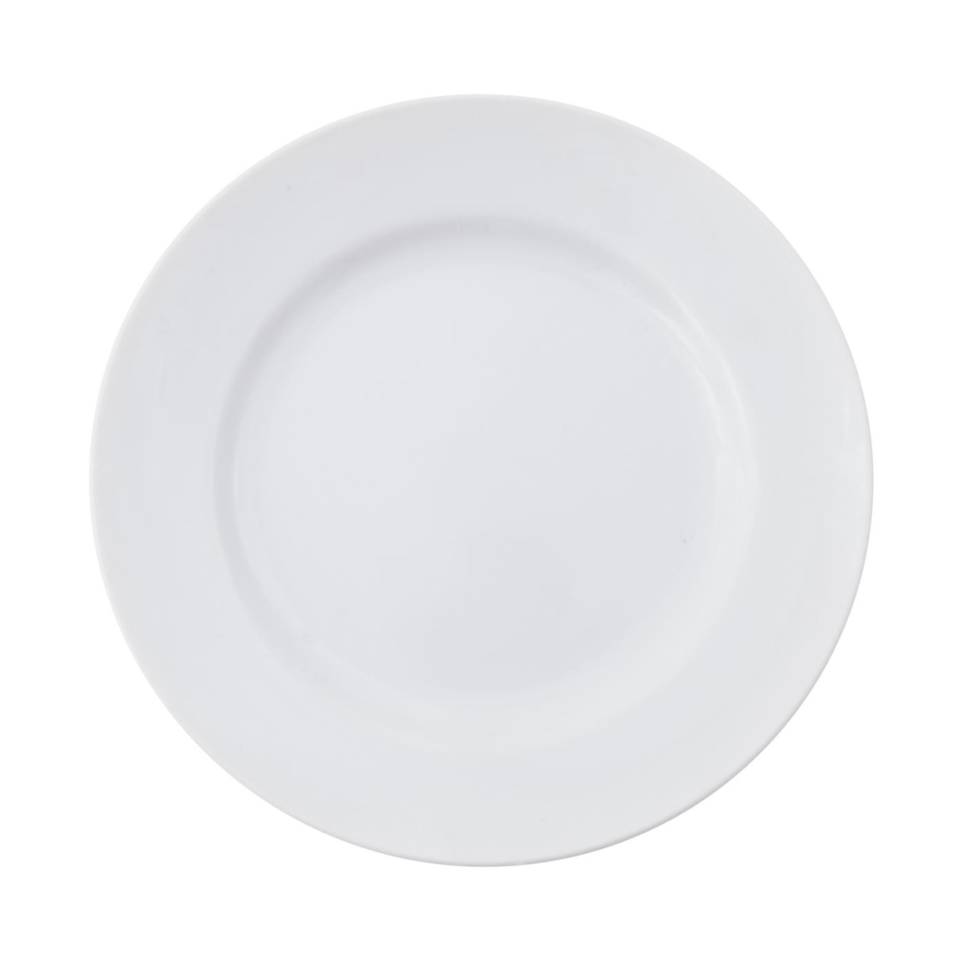 White Rim Dessert Plate 7.5