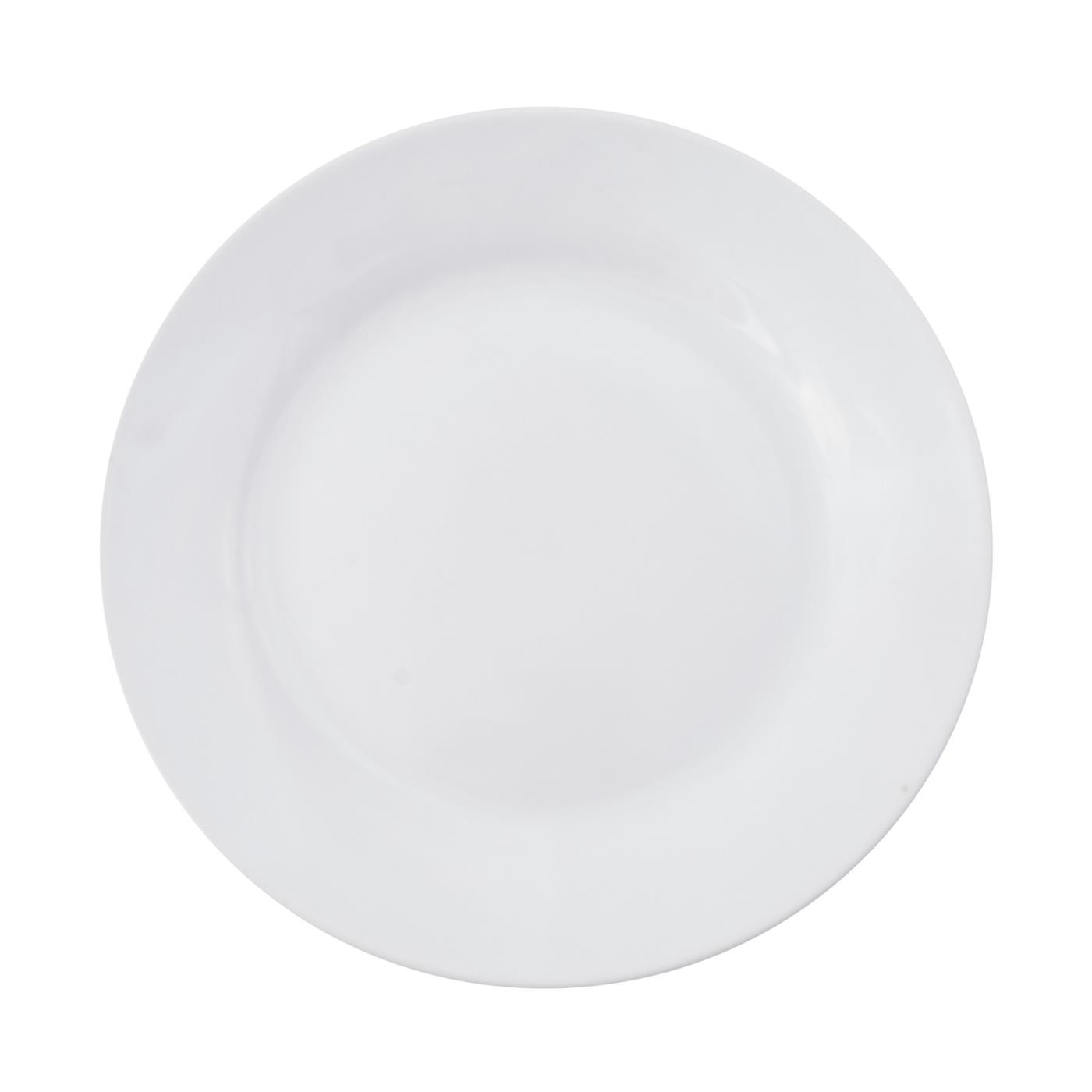 White Rim Salad Plate 8