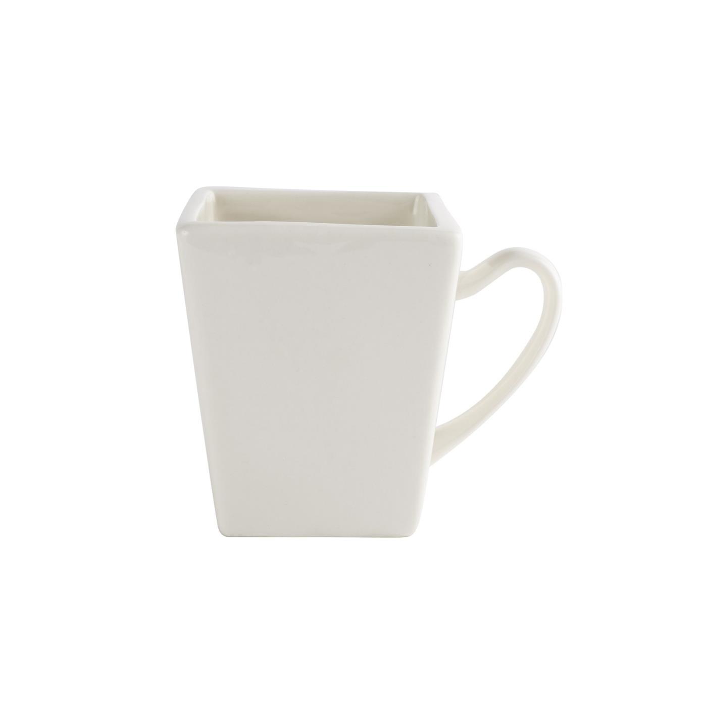 White Square Cup 6oz.