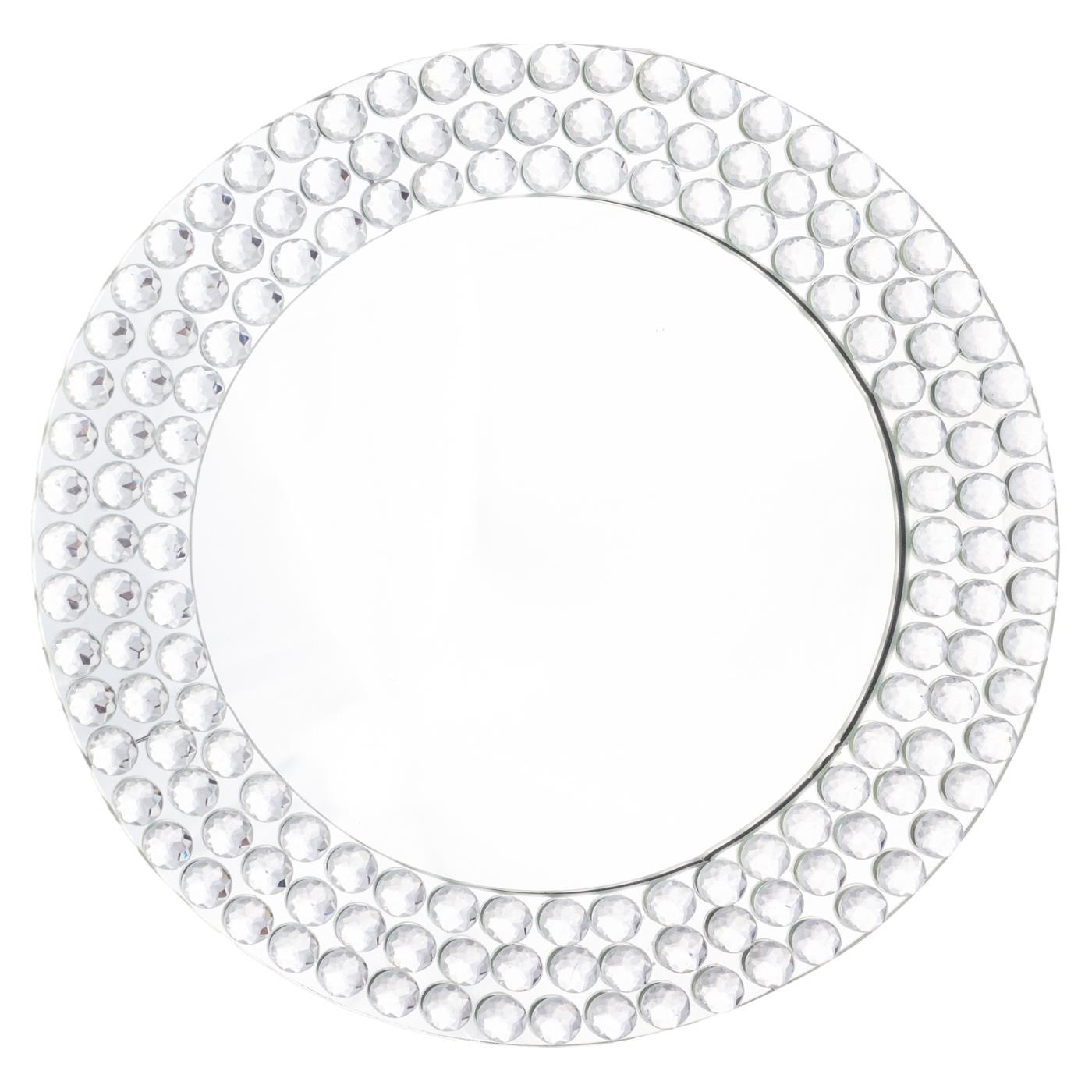 Mirror Dot Charger 13"