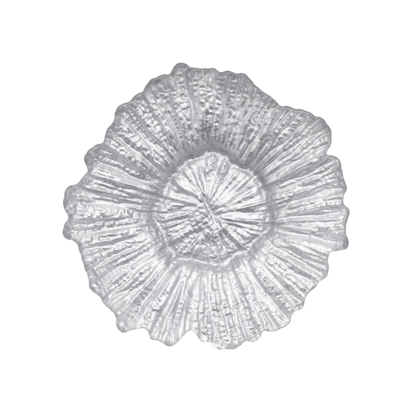 Silver Sea Sponge Glass B&B Plate 6