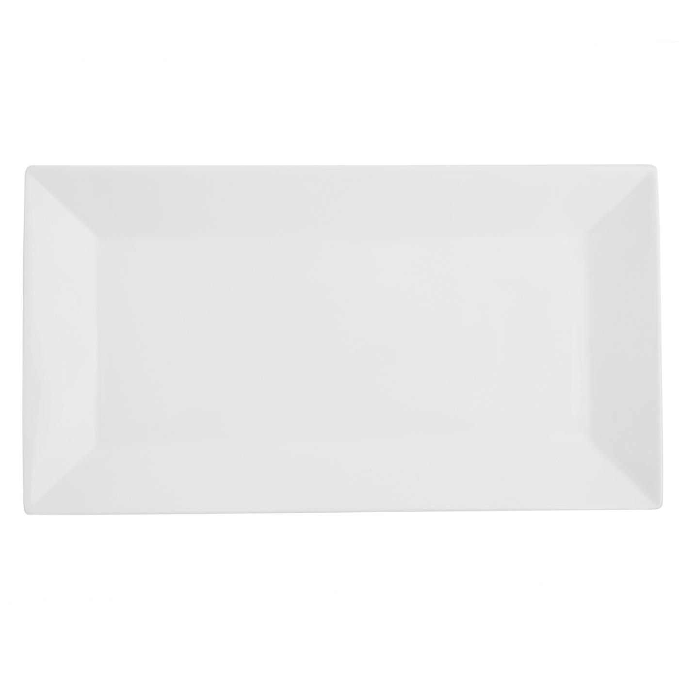 White Rectangle Plate