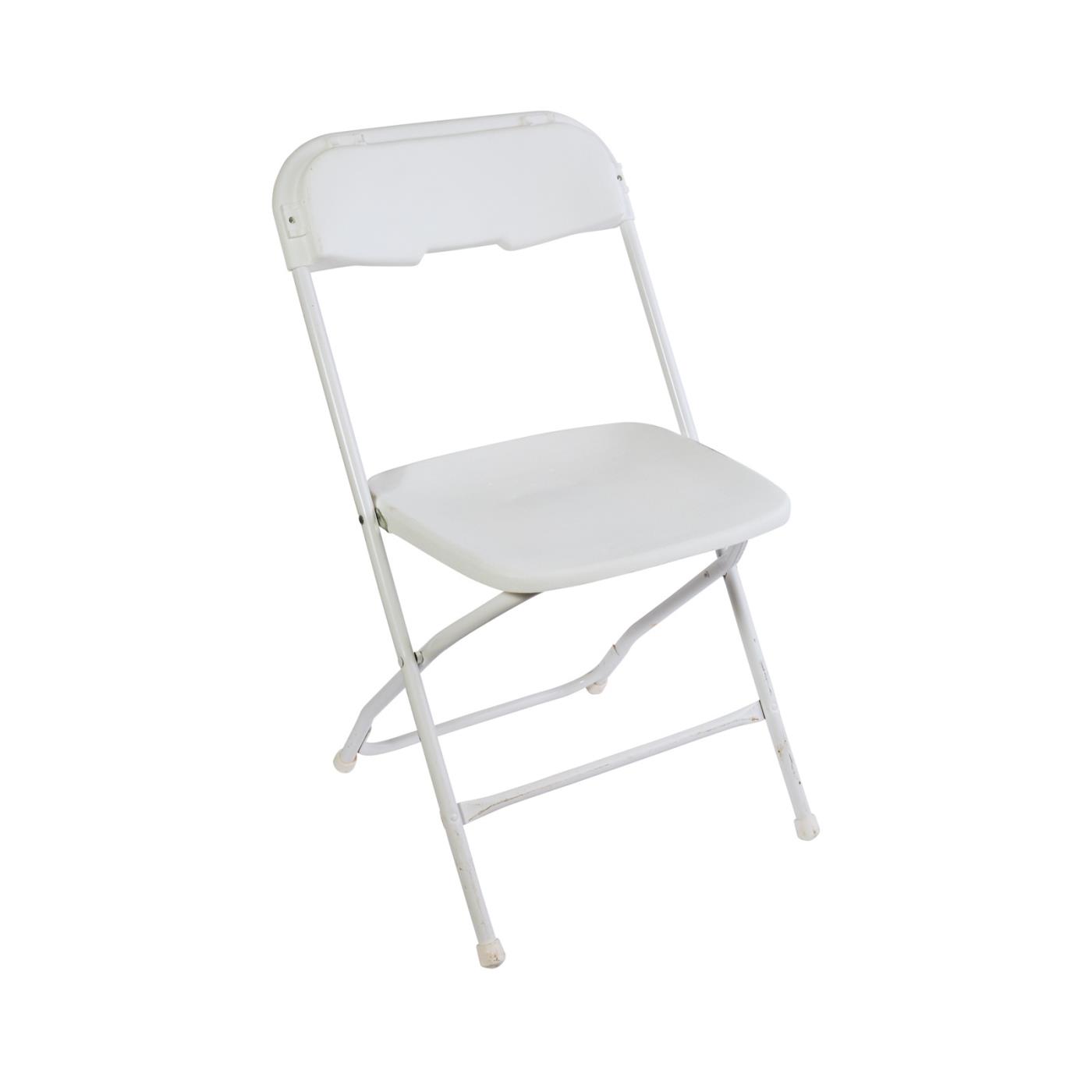 White Plastic Folding Chair for Rent NYC SDPR NYC, NJ