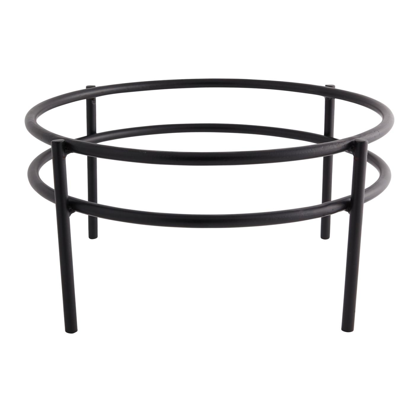 Double Ring Black Stand - 12