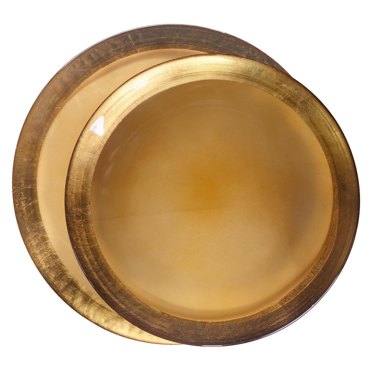 Gold Luster Glass Charger Rentals NYC SDPR