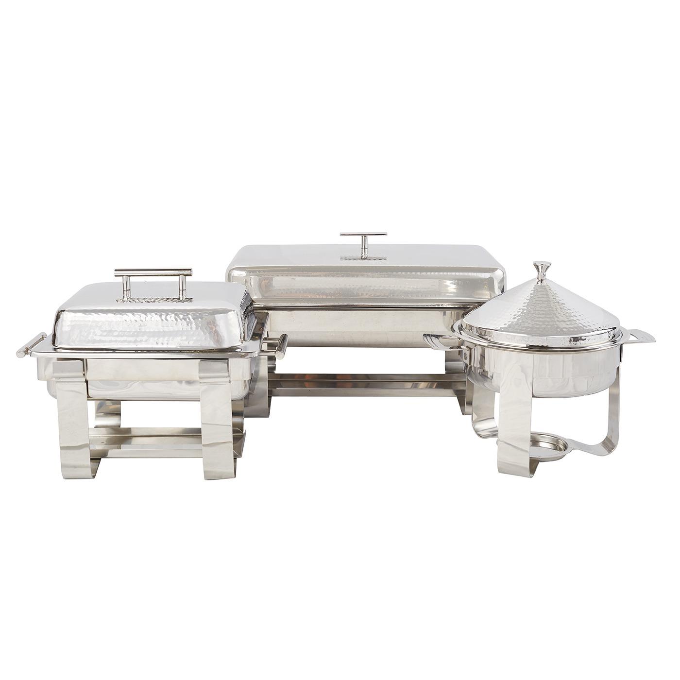 Stainless Steel Hammered Chafer