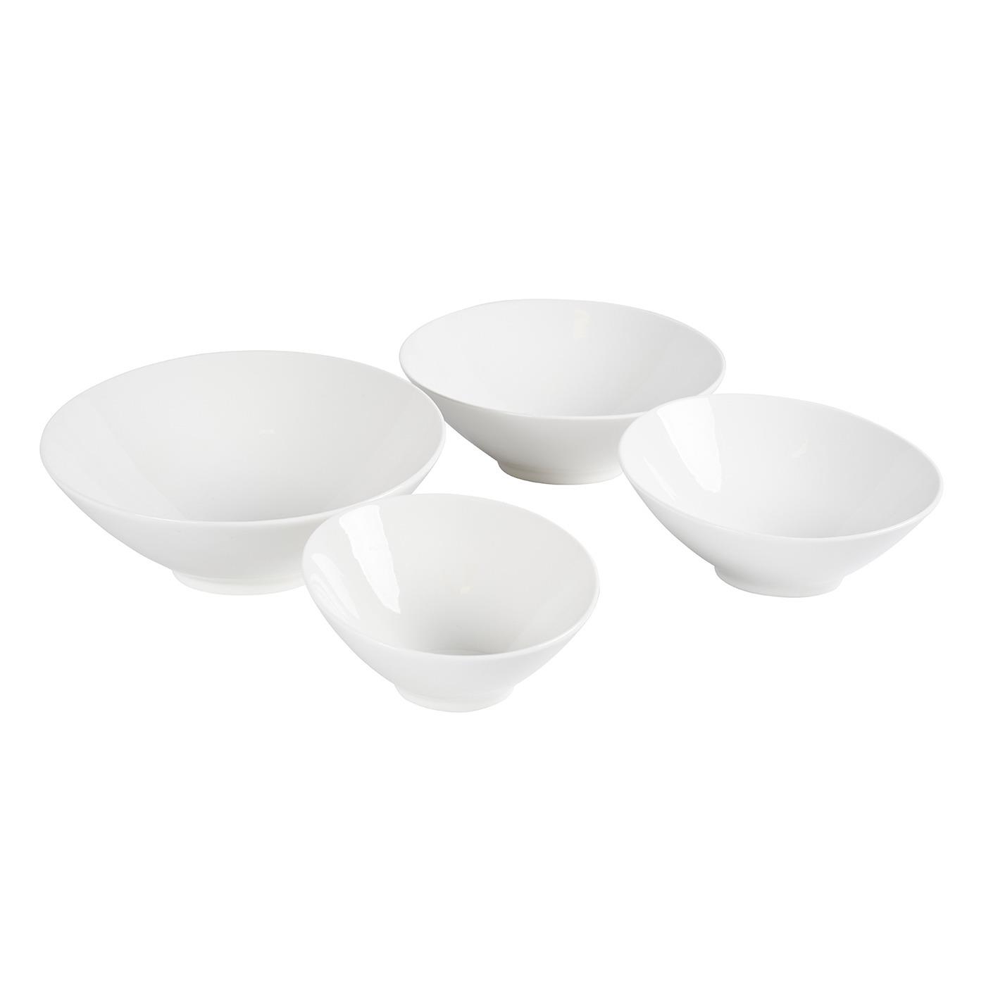 White Ceramic Sheer Bowl