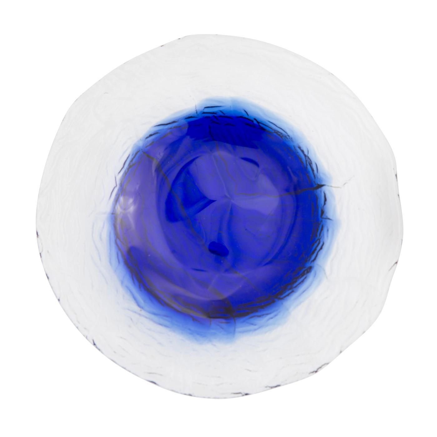 Cobalt Kaleidoscope Plate 8.5"