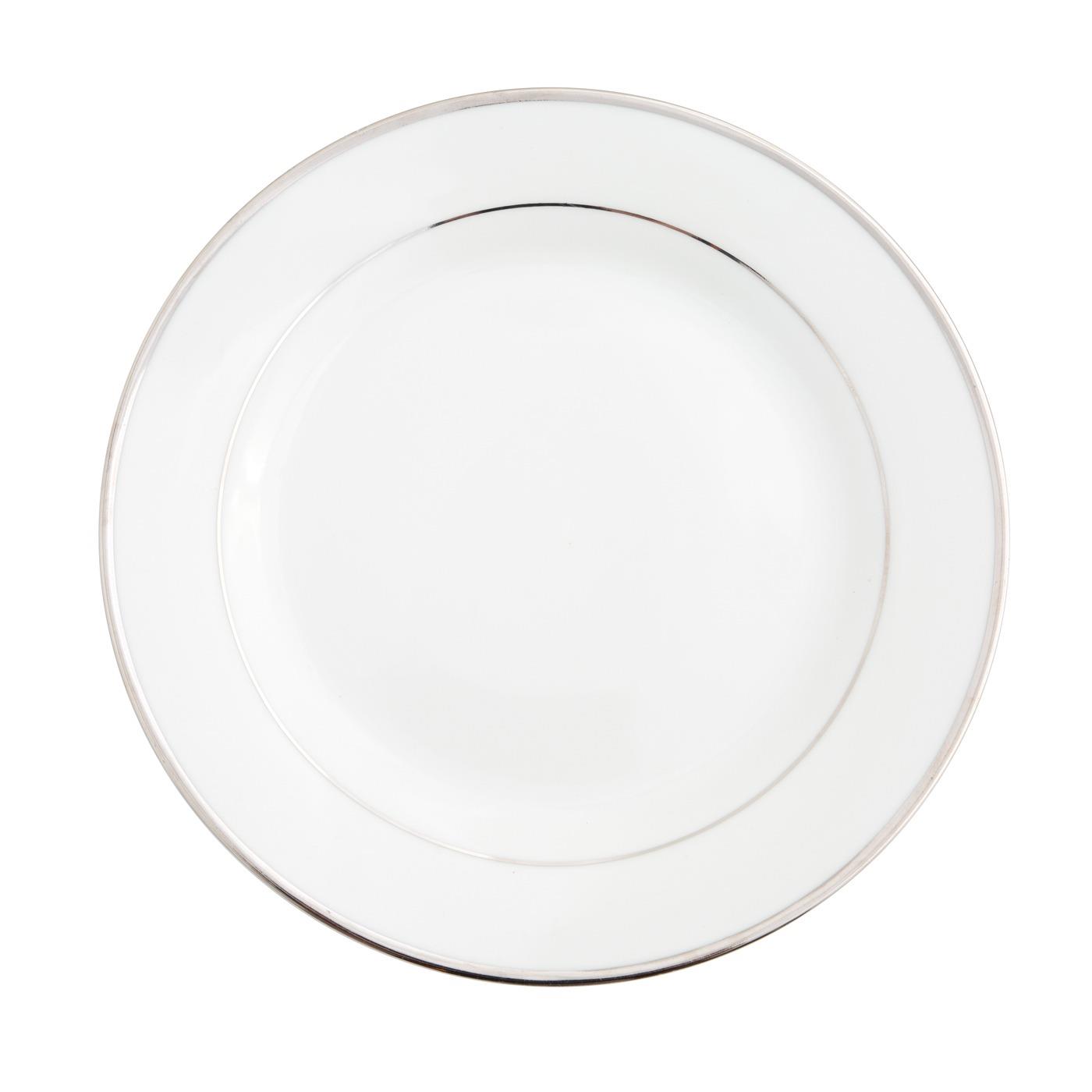 Platinum Rim Lunch Plate 9