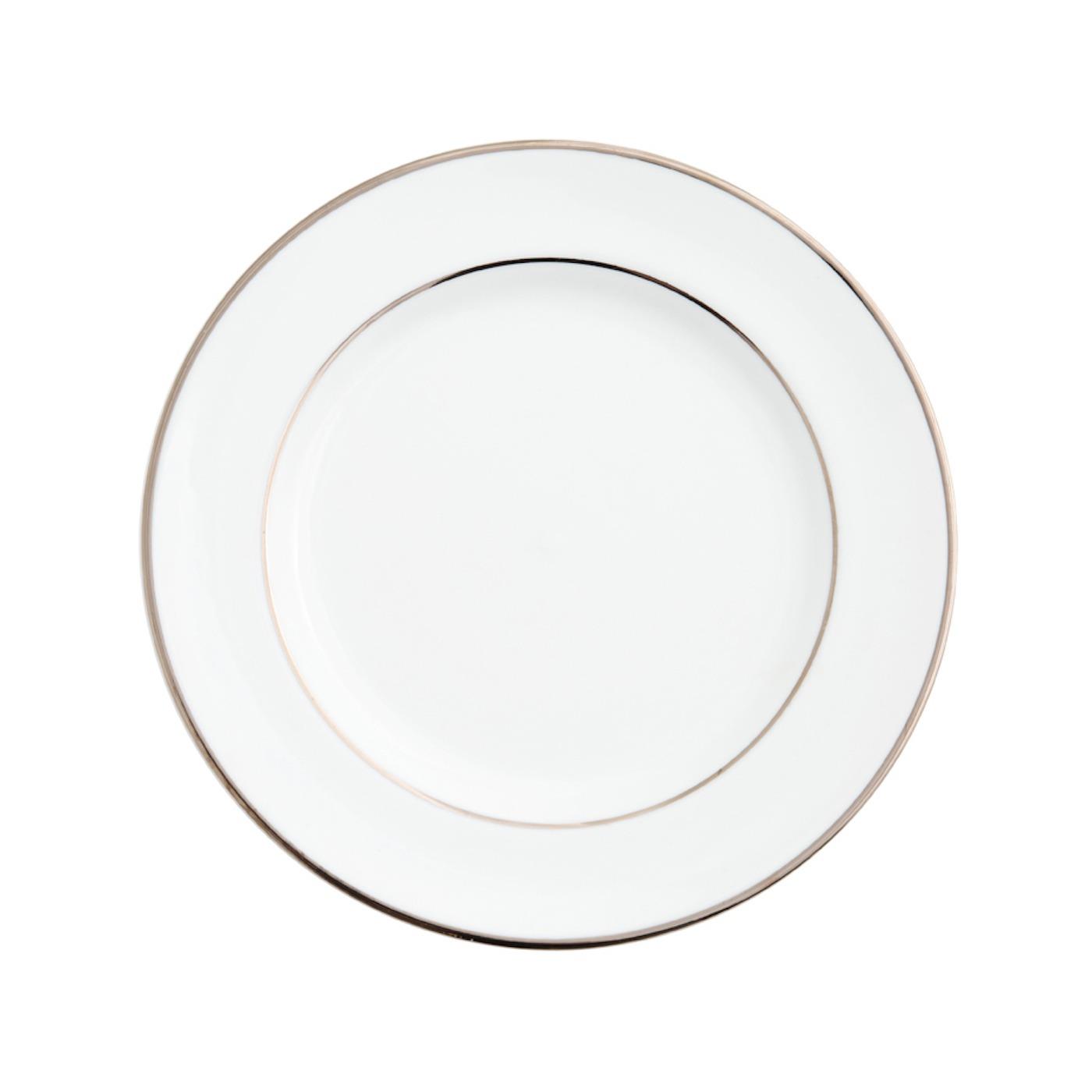 Platinum Rim Dessert Plate 7.5