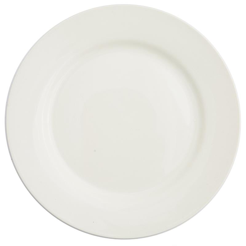 Vanilla Rim Dinner Plate 10.5