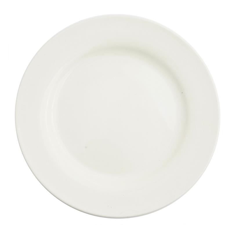 Vanilla Rim Lunch Plate 9