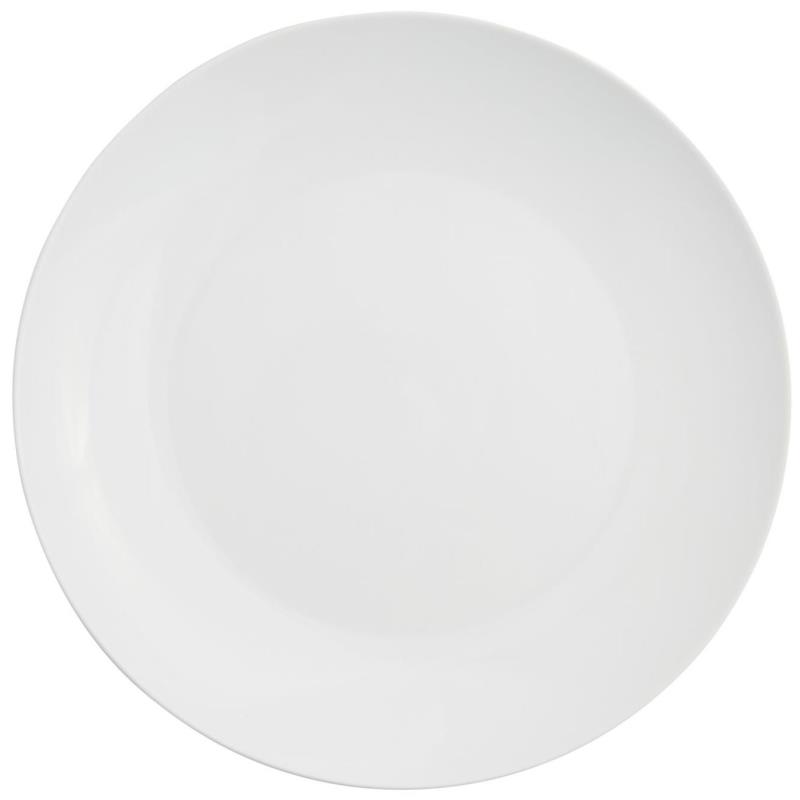 White Coupe Collection -  White Coupe Charger Plate 12"