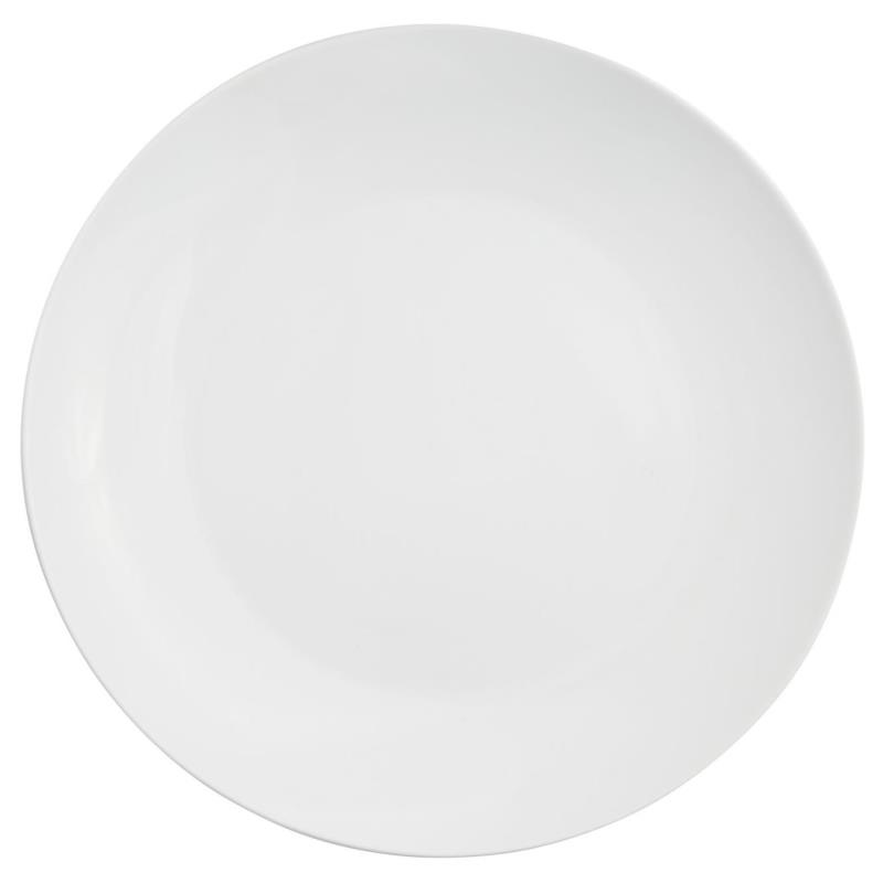 White Coupe Dinner Plate 10.75