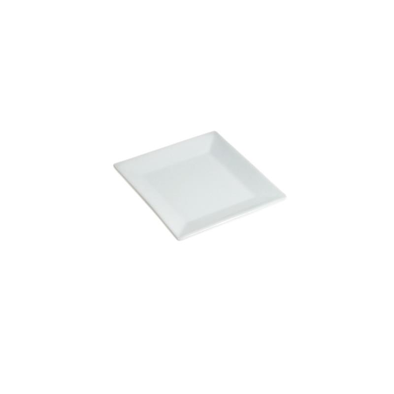 White Square Tasting Plate 4