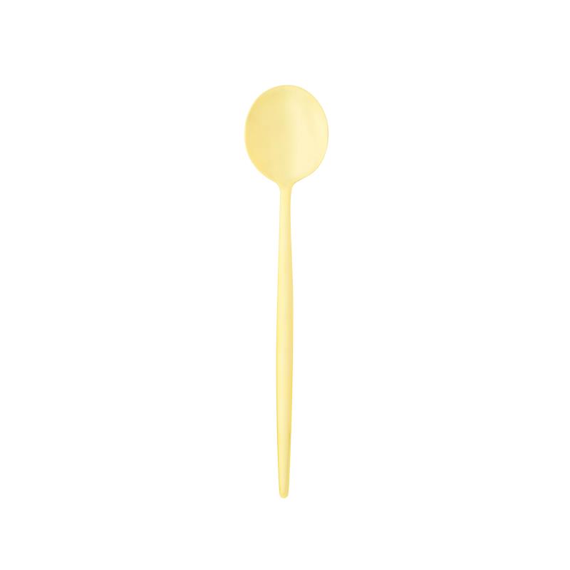 Roma Brushed Gold Soup Spoon