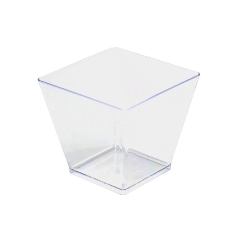 Clear Plastic Tiny Cube 2oz