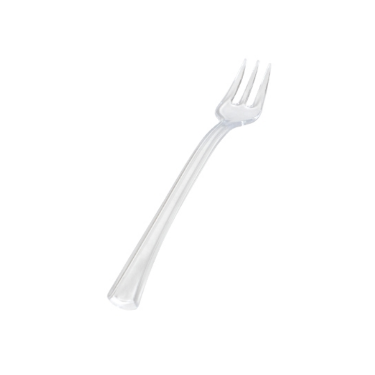Clear Plastic Tiny Fork 4