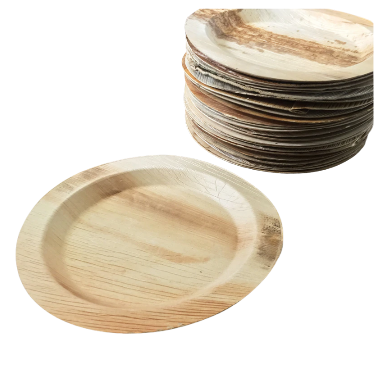 Palm Leaf Round Plate