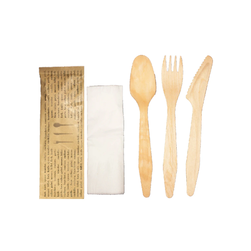 Cutlery - Palm Leaf Cutlery Kit Medium