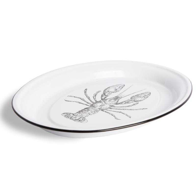 Lobster Oval Platter 17.5