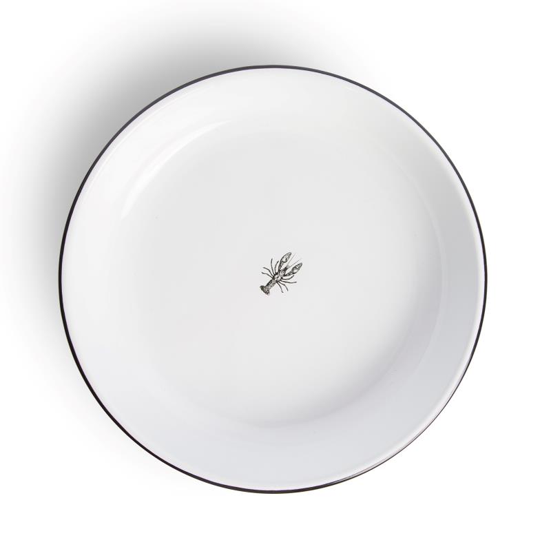Tin Collection -  Lobster Pasta Plate 10.5"