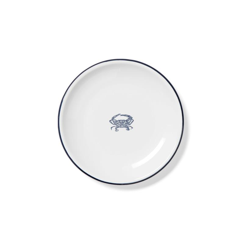 Tin Collection -  Crab Coupe Salad Plate 8.25"